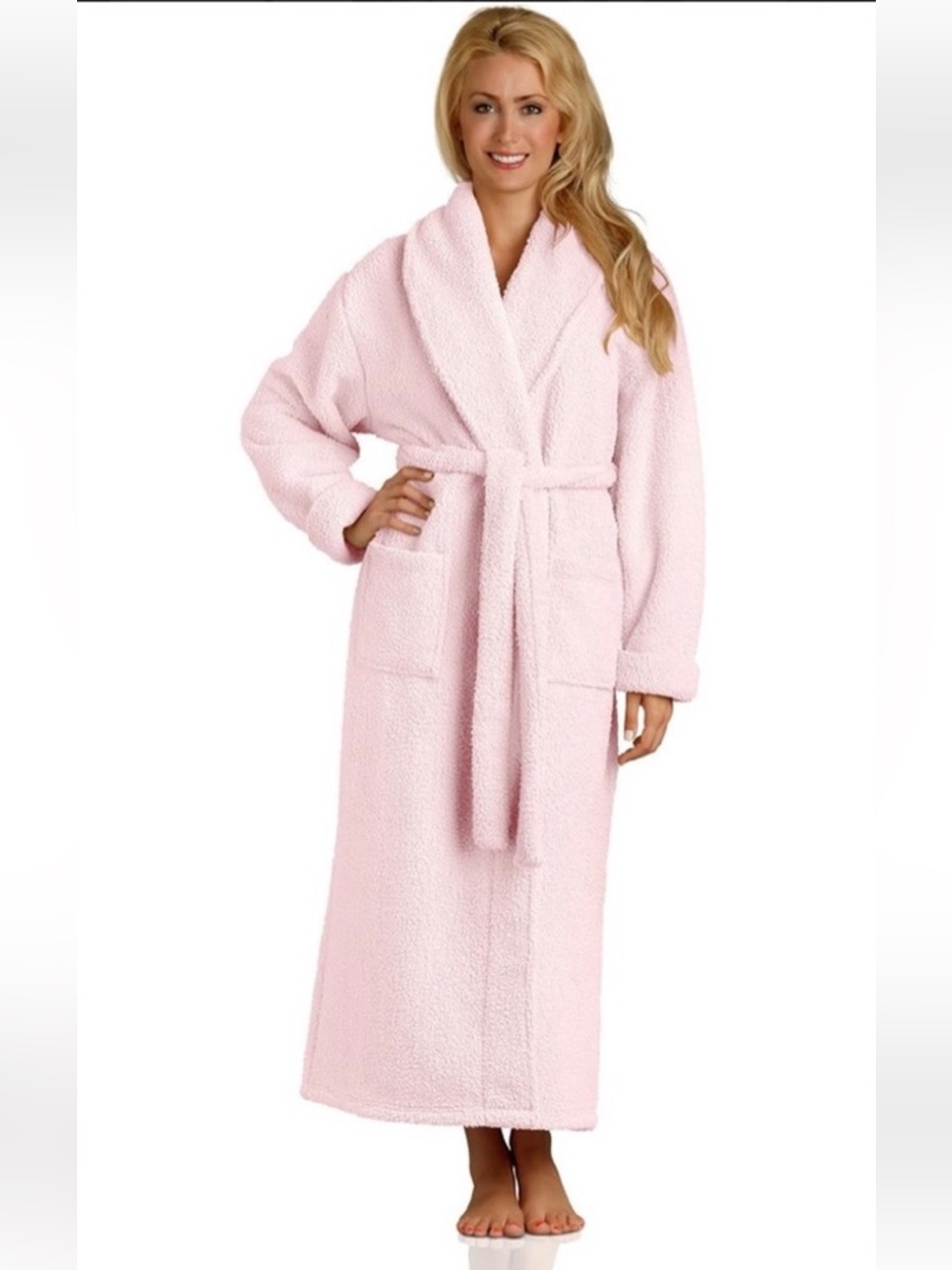 Bath & Body Works Light Pink Pocketed Robe